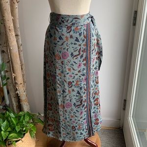 NWOT Natalie Martin Wildflower Lulu Wrap Skirt L